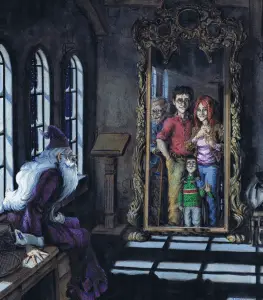 Harry Potter and the Philosopher's Stone - Harry sees his parents in the  Mirror of Erised (HD) 