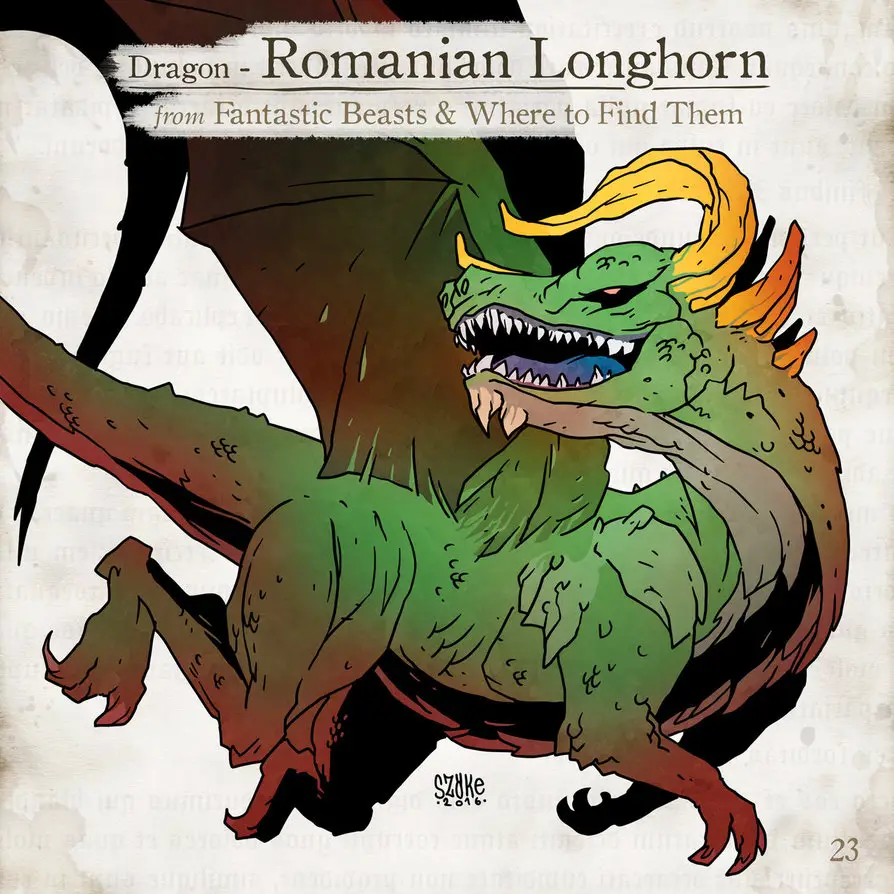 Romanian longhorn dragon harry potter